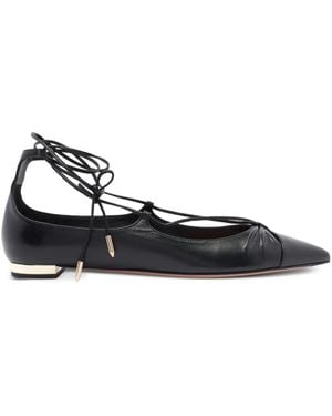 Aquazzura Gabi フラットシューズ - ブラック
