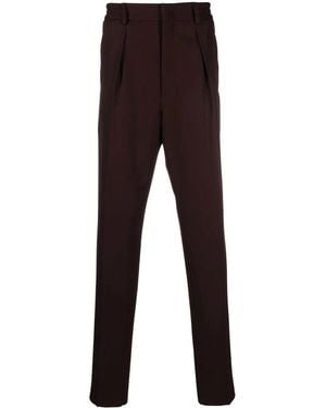 Fendi Straight-Leg Trousers - Red