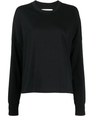 Studio Nicholson Crew-Neck Long-Sleeve Sweatshirt - Black