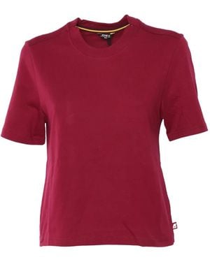 K-Way T-Shirt Girocollo Amilly - Rosso