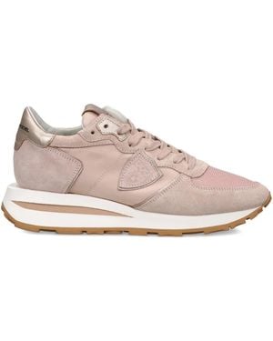 Philippe Model Tropez Haute Lace-Up Trainers - Pink