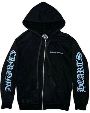 Chrome Hearts Sudadera con capucha y cremallera - Azul
