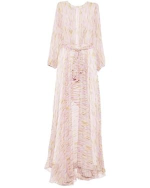 GIADA CURTI Abstract-Pattern Dress - Pink