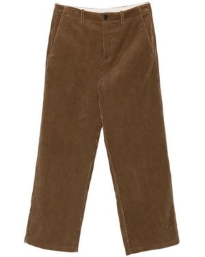 Jil Sander Cotton Corduroy Trousers - Brown