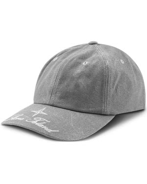 Supreme X Stone Island Denim 6-Panel Cap - Grey