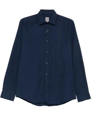 Carducci Long-Sleeve Button-Down Shirt - Blue