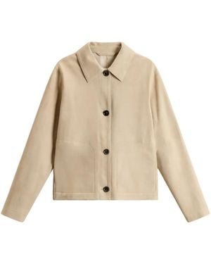 Woolrich Suede Jacket - Natural