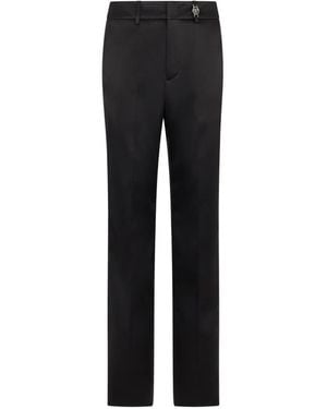 Philipp Plein Pantalones Rectos - Negro