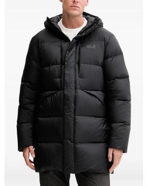 Jack Wolfskin Icy Hill Hooded Padded Jacket - Black