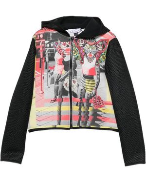 The Artistylist Graphic-Print Hoodie - Black