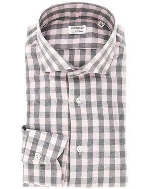 Borriello Check Shirt - White