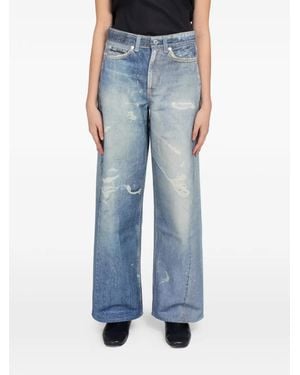 Our Legacy Full Cut Belt-Loop Jeans - Blue