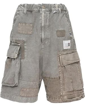 Maison Mihara Yasuhiro Repaired Cargo Shorts - Gray