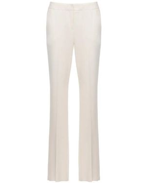 Emme Geplooide Pantalon - Wit