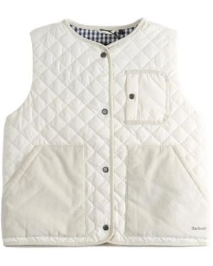 Barbour Chaleco Thulby Acolchado - Blanco