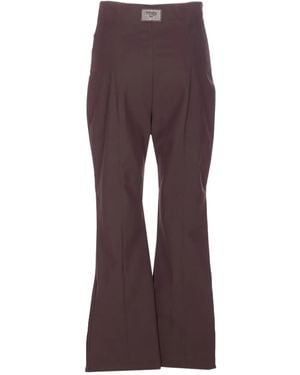 Fendi Pantalones De Esquí De Talle Alto - Morado