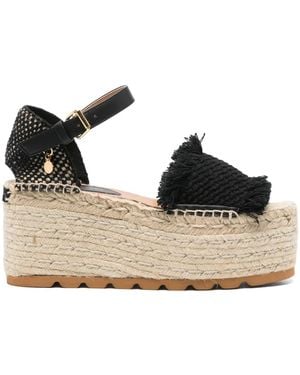Stella McCartney 80Mm Gaia Espadrilles - Black