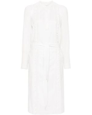 Zadig & Voltaire Ritchil Belted Midi Dress - White
