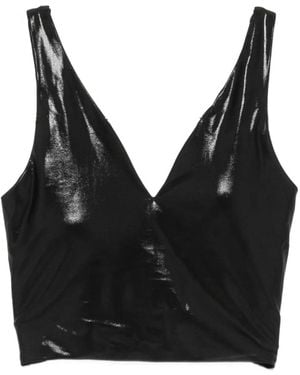 MACRON O.N.E. V-Neck Top - Black