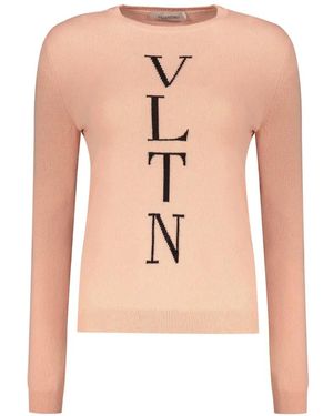 Valentino Garavani Crew-Neck Jumper - Pink