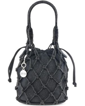 Judith Leiber Bolso Bombonera Con Detalles De Cristal - Negro