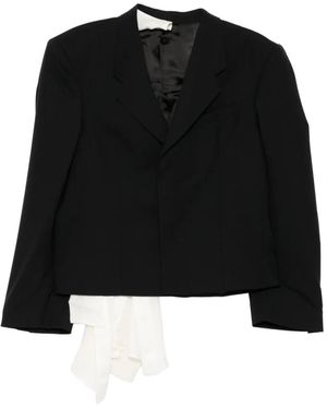 ALAINPAUL Blazer À Coupe Crop - Black