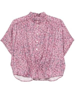 Isabel Marant Azalea Floral Buttoned Shirt - Pink