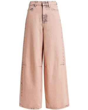 Essentiel Antwerp Jeans Kadi A Gamba Ampia - Rosa