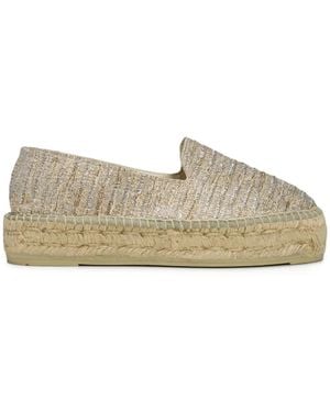 Manebí Cotton Flat Espadrilles - Grey