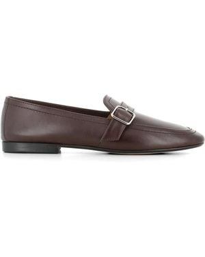 Henderson Buckle-Strap Loafers - Brown