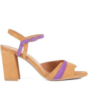 Geox 80Mm Block-Heel Open-Toe Sandals - Pink