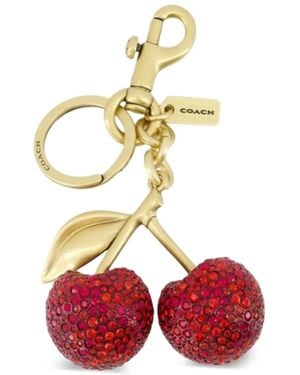 COACH Cherry-Motif Bag Charm - White
