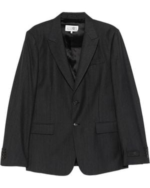 MM6 by Maison Margiela Single-Breasted Blazer - Black