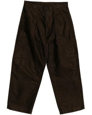 Comme des Garçons Broek Met Opgestikte Zak En Toelopende Zakken - Zwart