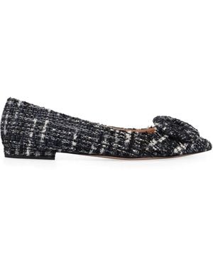 Gianvito Rossi Venezia Ballerina Shoes - Black