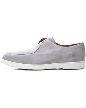 Poche Paris Suede Loafers - White