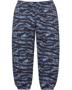 Supreme Jogginghose Mit Camouflage-Print - Blau