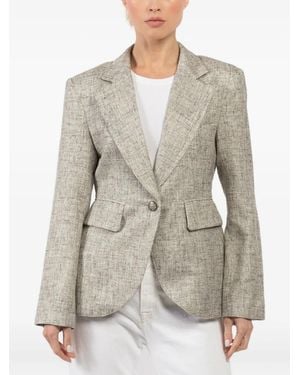 Smythe Single-Button Blazer - Grey