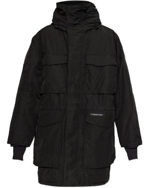 Canada Goose Erie Quilted Hooded Coat - Black