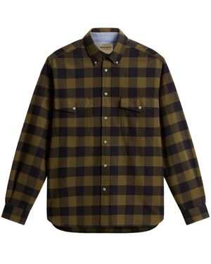 Woolrich チェック シャツ - グレー