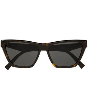 Saint Laurent ジオメトリック サングラス - ブラック