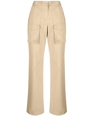 Ermanno Scervino Straight Trousers - Natural