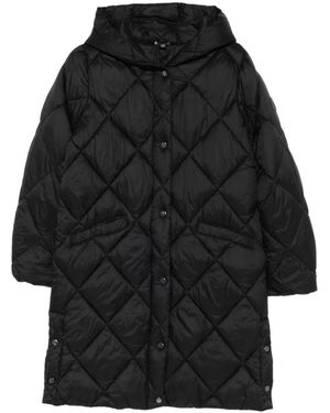 Ralph Lauren Quilted Hooded Coat - Black