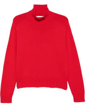 Eric Bompard Rollkragenpullover aus Kaschmir - Rot