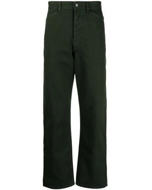 Lemaire Halbhohe Straight-Leg-Jeans - Schwarz