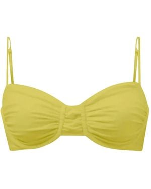 JADE Swim Mia Underwired Bikini Top - Yellow