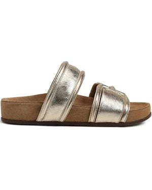 Sam Edelman Sandalen mit Doppelriemen - Weiß