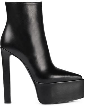 Le Silla Lily Platform Ankle Boots - Black