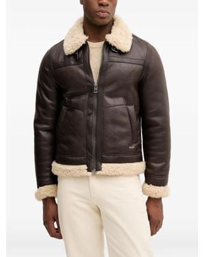 Guess Logo-Detail Jacket - Black