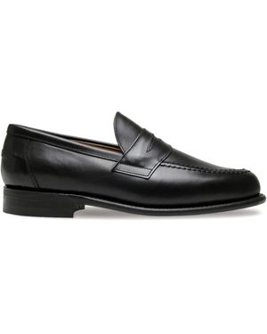 Sanders Leather Loafers - Black